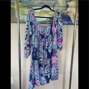 Lilly Pulitzer romper Deep Indigo Gypsea girl